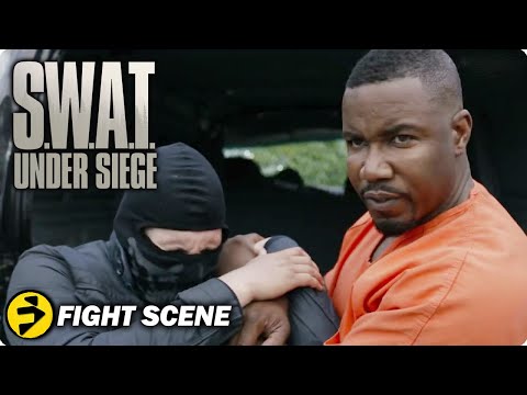 S.W.A.T. UNDER SIEGE | Michael Jai White | Transport Ambushed