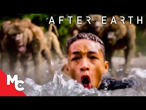 After Earth | Jaden Smith Chased By Killer Monkeys | Full Scene
