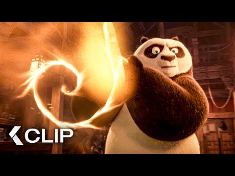 Po & Zhen Fight Goons In A Tavern Scene – KUNG FU PANDA 4 (2024)