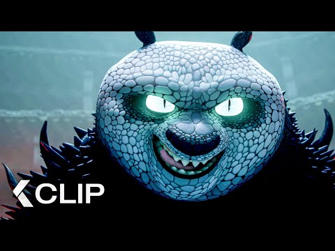 Po vs. Chameleon Fight Scene – KUNG FU PANDA 4 (2024)