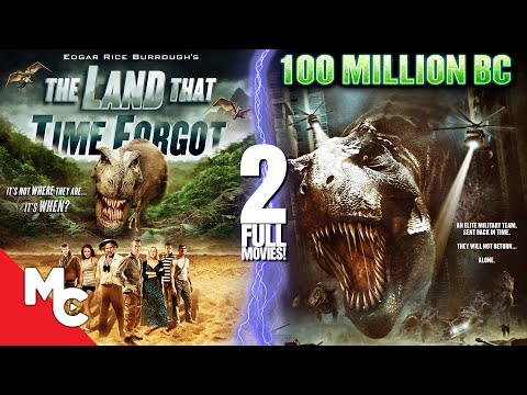 The Land That Time Forgot + 100 Million BC | 2 Full Action Movies | Double Feature