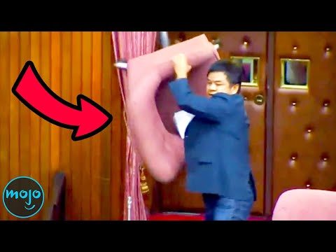 10 Politician FIGHTS Caught On Camera