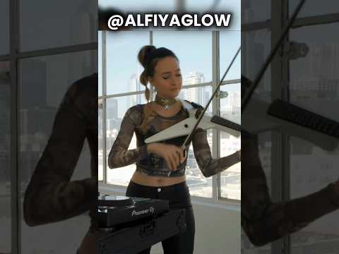 Another Haus Glow Session #electricviolinist #alfiyaglow #femaledj #djviolin