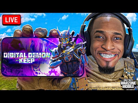 🔴 LIVE – OPENING FIRST DIGITAL DEMON KEEP LUCKY DRAW IN WARZONE MOBILE