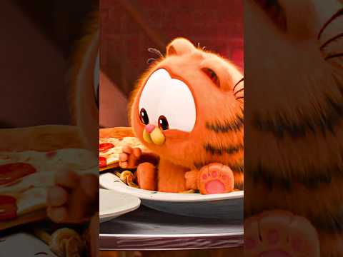 Baby Garfield is VERY hungry!