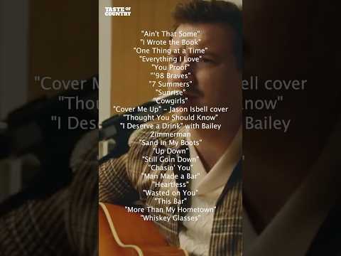 Morgan Wallen SET LIST – Opening Night | One Night at a Time Tour