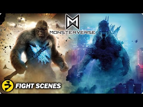GODZILLA X KONG | Epic Fight Scenes from the Monsterverse