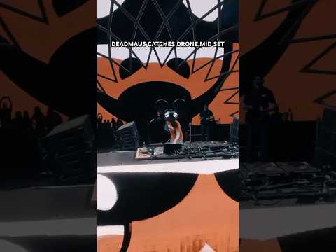 Deadmau5 catching a drone mid set was one of the highlights of EDC weekend