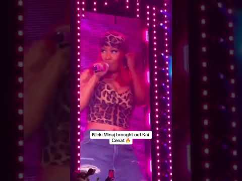 Nicki Minaj brings Kai Cenat out at her Brooklyn show
