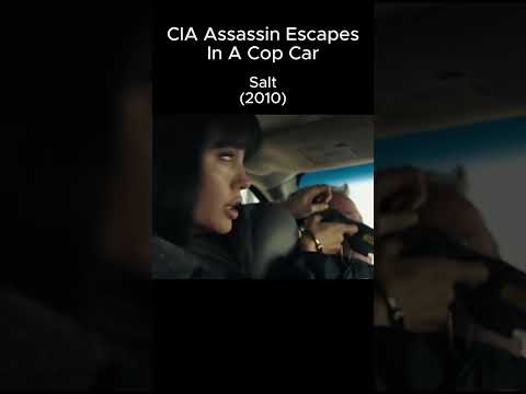 CIA Assassin Escapes In A Cop Car #action #shorts #movie #sony #movieclips #short #fyp #cia #spy