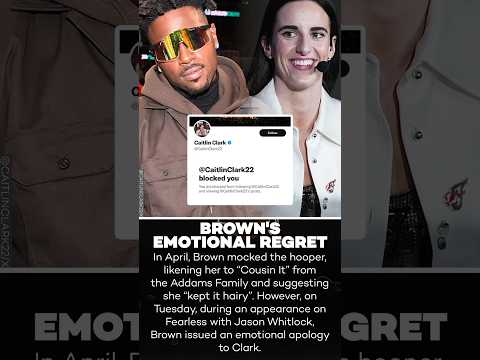 Antonio Brown Addresses Caitlin Clark Blocking Him Over Offensive Comments!