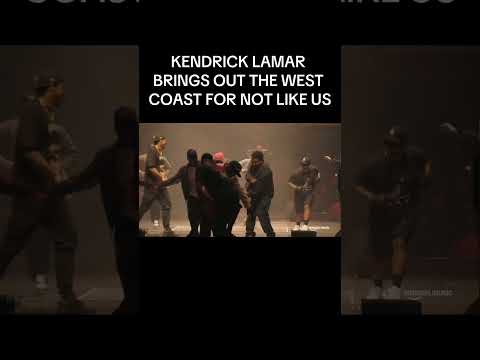 Kendrick Lamar brings out Russell Westbrook, DeMar DeRozan and the whole West Coast on stage