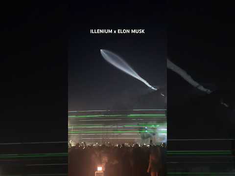 Space X made an appearance during ILLENIUM’s set 🤯