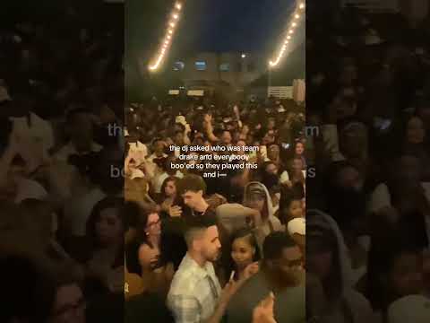 The DJ was playing Not Like Us in Canada 😂