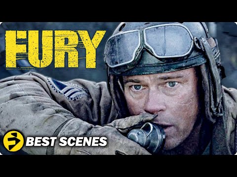 FURY | Best Scenes Part 2 | Brad Pitt | Action War Drama
