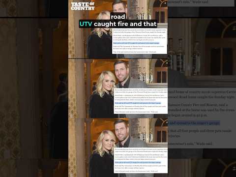 What caused the fire? #carrieunderwood