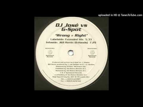 DJ Jose vs. G-Spott – Wrong Is Right (Mark Van Dale with Enrico Radio Edit)