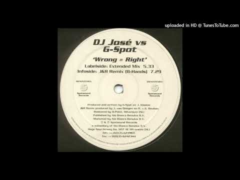 DJ Jose vs. G-Spott – Wrong Is Right (Klubbheads Remix)