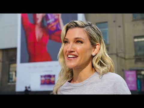 Ashley Roberts embraces her sweat following 'wardrobe malfunction' at film premiere in London