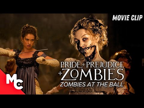 Pride & Prejudice & Zombies Clip | Killing Zombies At The Ball | Movie Clip