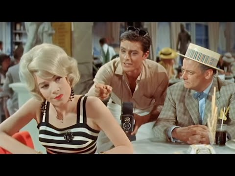 Can you name the movie?  Alain Delon flirts with Shirley MacLaine