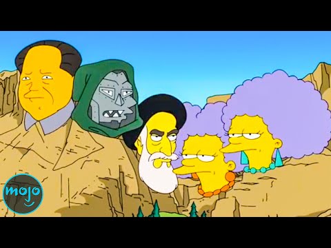 Top 10 Times The Simpsons ROASTED Politics