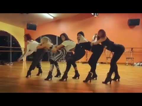 Pussycat Dolls rehearsing for REACT's Music Video