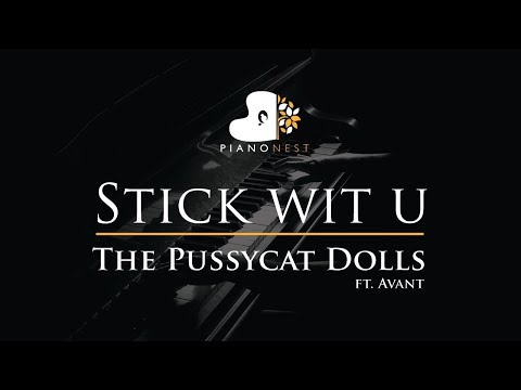 The Pussycat Dolls – Stick Wit You – Piano Karaoke Instrumental Cover with Lyrics Stickwitu