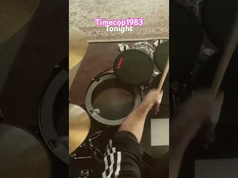 Drummer for Timecop1983 plays “Tonight” #timecop1983 #synthwave #newretrowave #jaycalidrums