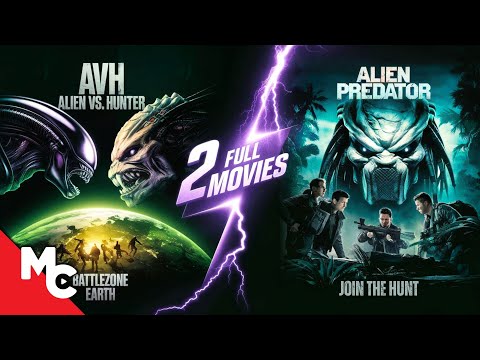 Alien Vs Hunter + Alien Predator | 2 Full Movies | Alien Action Double Movie