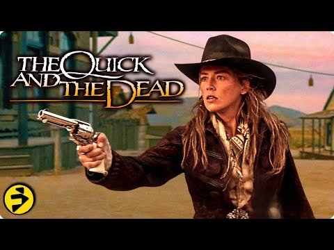 Sharon Stone fires first | THE QUICK AND THE DEAD | #WesternWednesdays