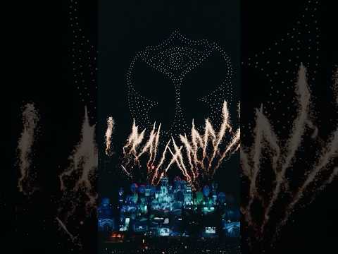 The first ever drone show at Tomorrowland is breathtaking 🫶🏻