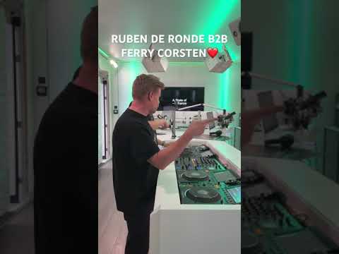 Ferry & Ruben setting the studio on fire with their B2B during our ADE broadcast🔥 #asot