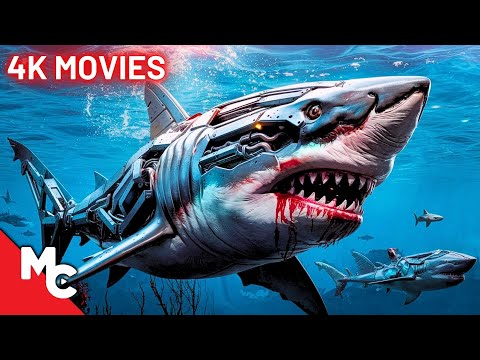 Mega Shark Vs Mecha Shark + Mega Shark Vs Kolossus | 2 Full Action Adventure Movies | Double Feature