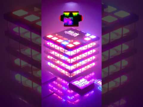 Rubik's cube on steroids & it's alive! #synthwave #newretrowave