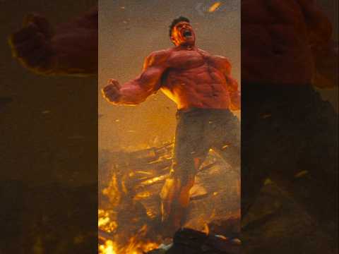It’s Red Hulk VS. Captain America 💯