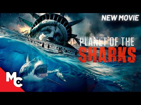 Sharks Hunt In Flooded Earth | Planet Of The Sharks | Full 2024 Action Disaster Movie