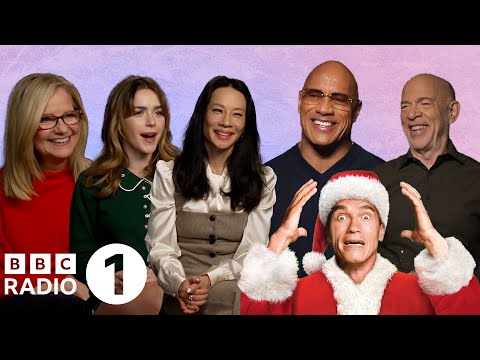 “I *know* this one!” 🎅🎄🎁🤔 The Rock and the Red One cast take Ali Plumb’s Christmas Movie Quiz
