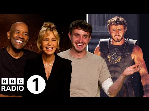 “Go on the Glad!” Paul Mescal, Denzel Washington and Connie Nielson talk Gladiator II