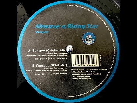 Airwave Vs Rising Star – Sunspot (DCML Mix) (2002)