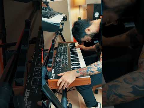 Daytona Synth Solo@themidnightofficial  #synthesizer #prophetrev2 #themidnight #daytona #piano