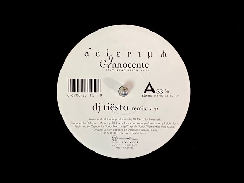 Delerium featuring Leigh Nash – Innocente (DJ Tiësto Remix) (2001)