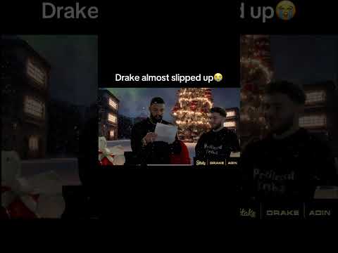 Drake had to stop himself while reading a fan letter