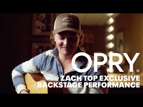 Opry Backstage | Zach Top Sings “I Never Lie”