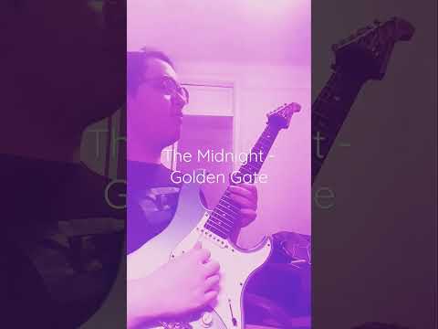 @themidnightofficial – Golden Gate Guitar Solo Improvisation #shorts #synthwave #80s #retro #synth