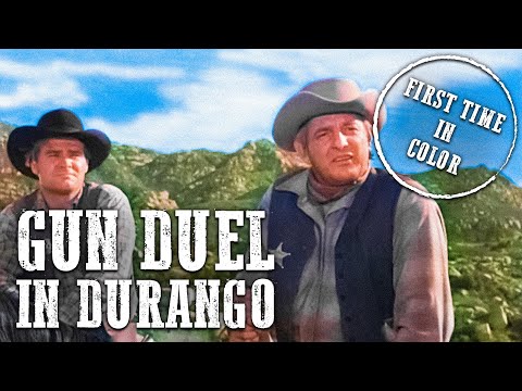 Gun Duel in Durango | Colorized | George Montgomery | Western