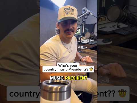 Who’s your country music PRESIDENT? @TuckerWetmore