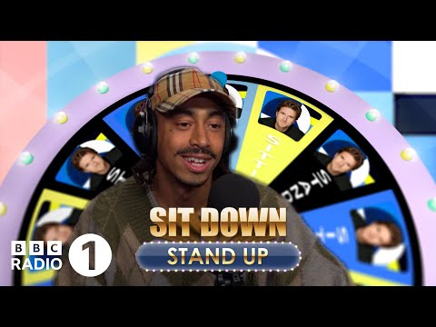 “It’s the honey badger” Jordan Stephens plays Sit Down Stand Up