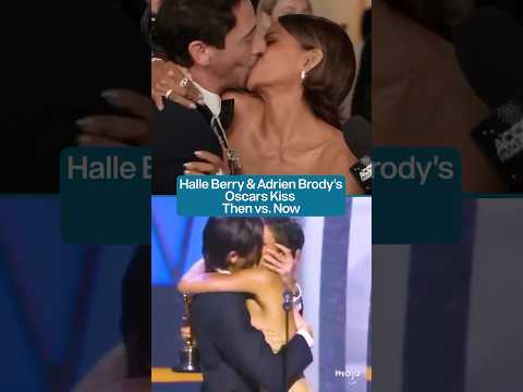 Halle Berry and Adrien Brody Oscars Kiss: 2003 vs 2025