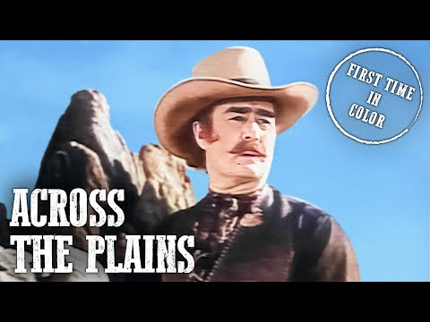 Across the Plains | Colorized | Western | English